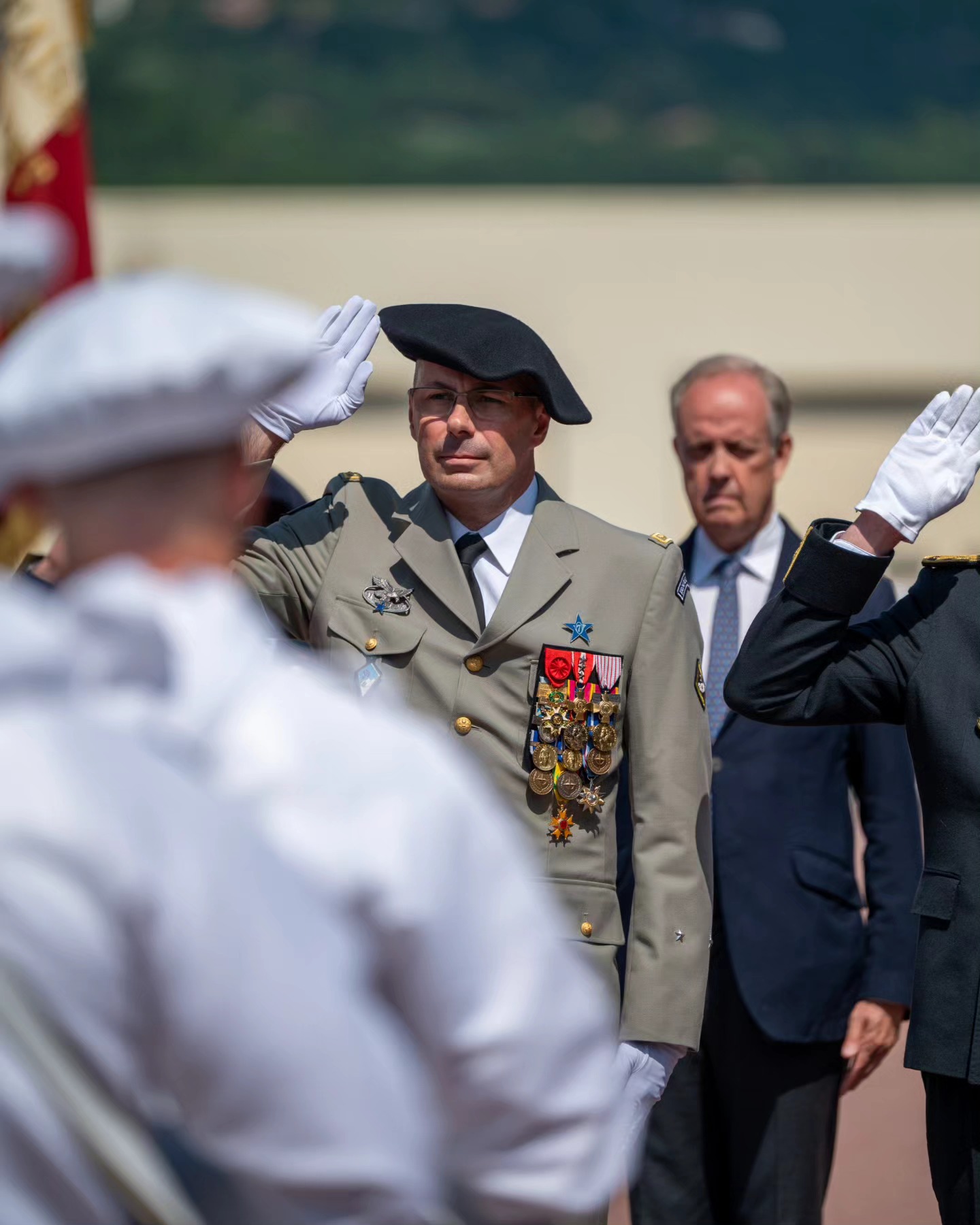 Le comte de Paris &agrave; Gap avec le 4e r&eacute;giment de Chasseurs