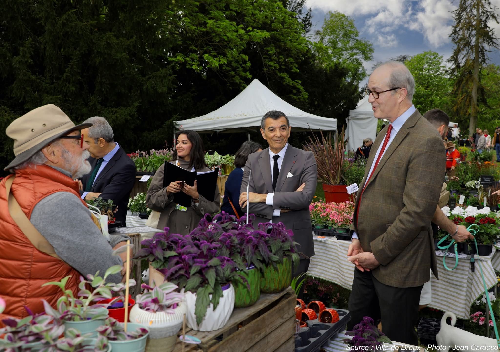 Le duc et la duchesse d'Angoul&ecirc;me aux Naturalies de Dreux