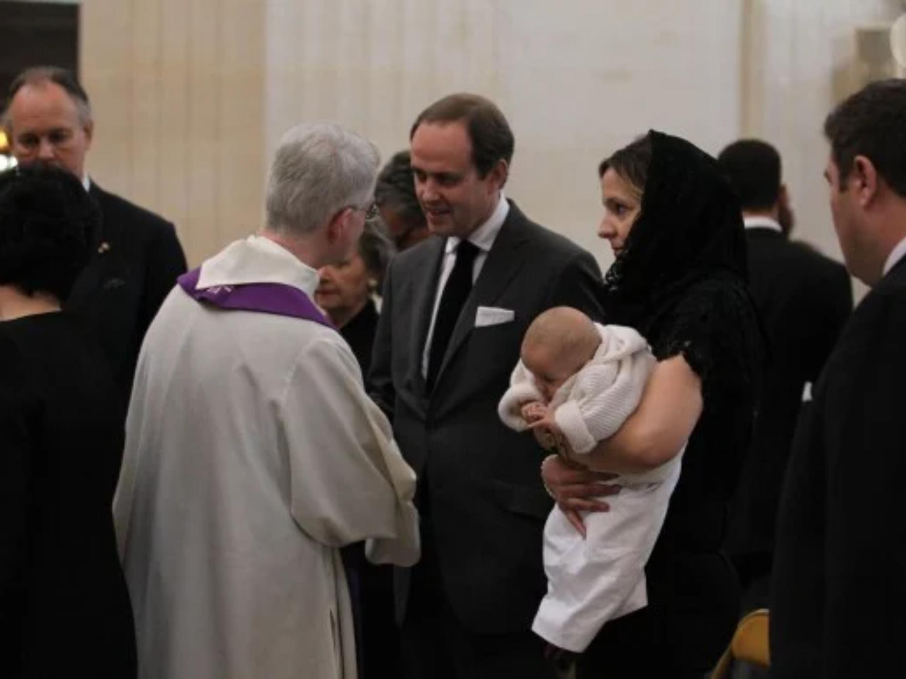 Le duc et la duchesse de Vendôme aux obsèques de la duchesse de Ségovie - 11 mai 2012