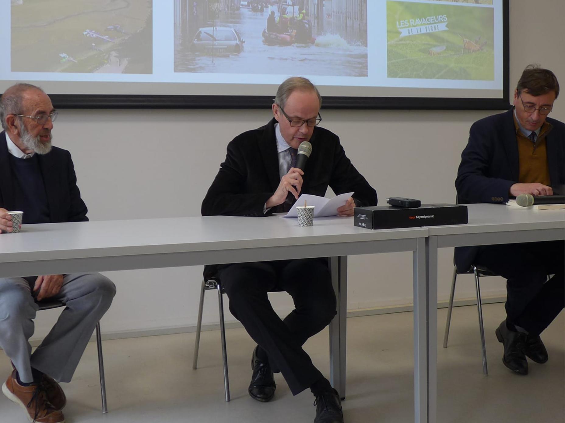 Conférence du comte de Paris sur l'environnement à Bordeaux