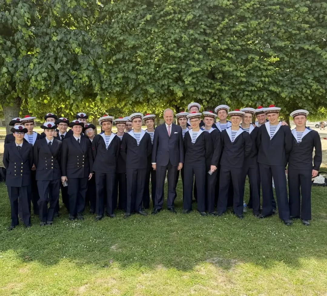 Le Comte de Paris aux 400 ans de la Marine Nationale