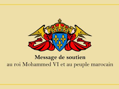 Message à Sa Majesté le Roi Mohammed VI et au peuple marocain - 13 septembre 2023