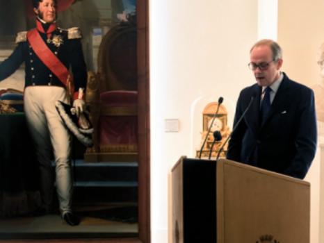 Retour au musée de Dreux du portrait du roi Louis-Philippe - 11 juillet 2017