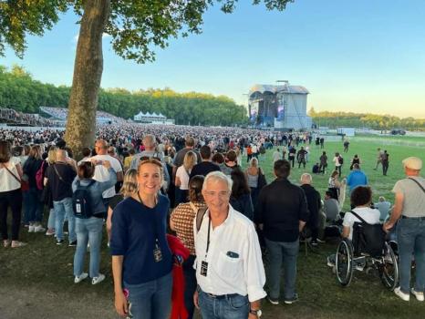 La Famille de France au concert de Sting à Chambord